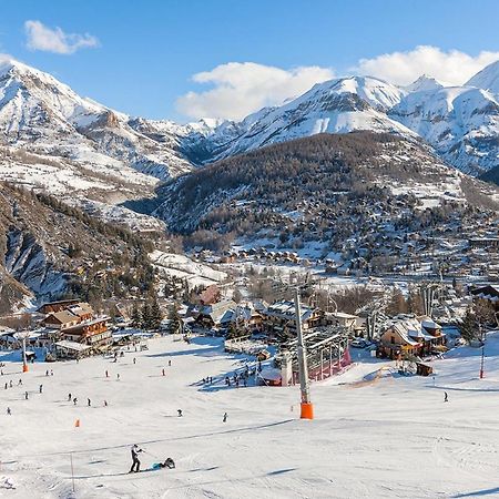 Hotel Plein Soleil Allos Bagian luar foto